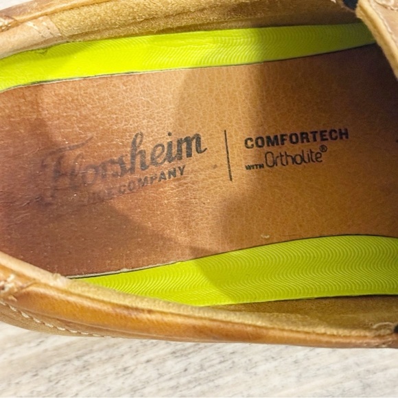 Florsheim Midtown Moc Toe Slip On Mens Slip On 12US Cognac - Picture 8 of 10